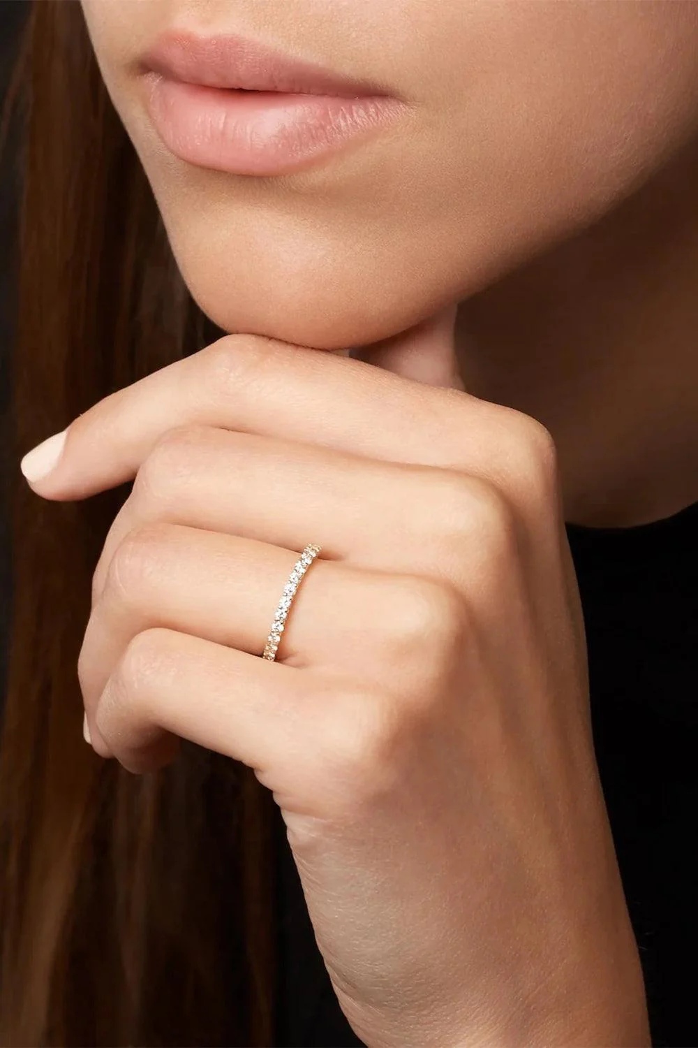 Sadie Eternity Band - Yellow Gold - 2mm - Image 2