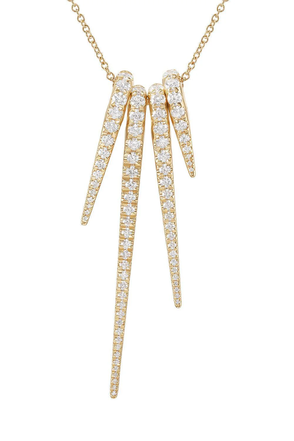 Set 1 Lola Diamond Needle Pendant Necklace