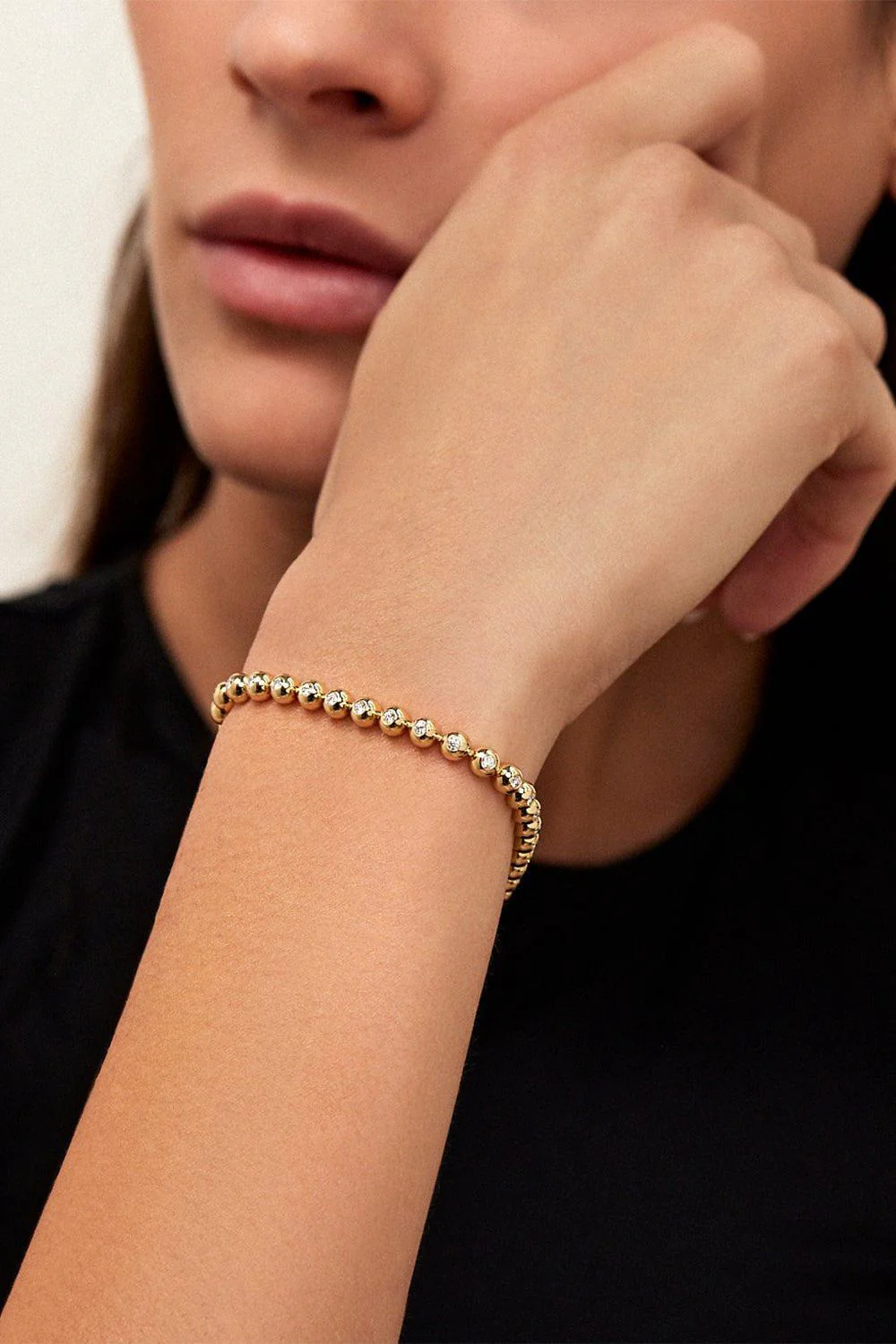 Small Audrey Diamond Tennis Bracelet - Image 2