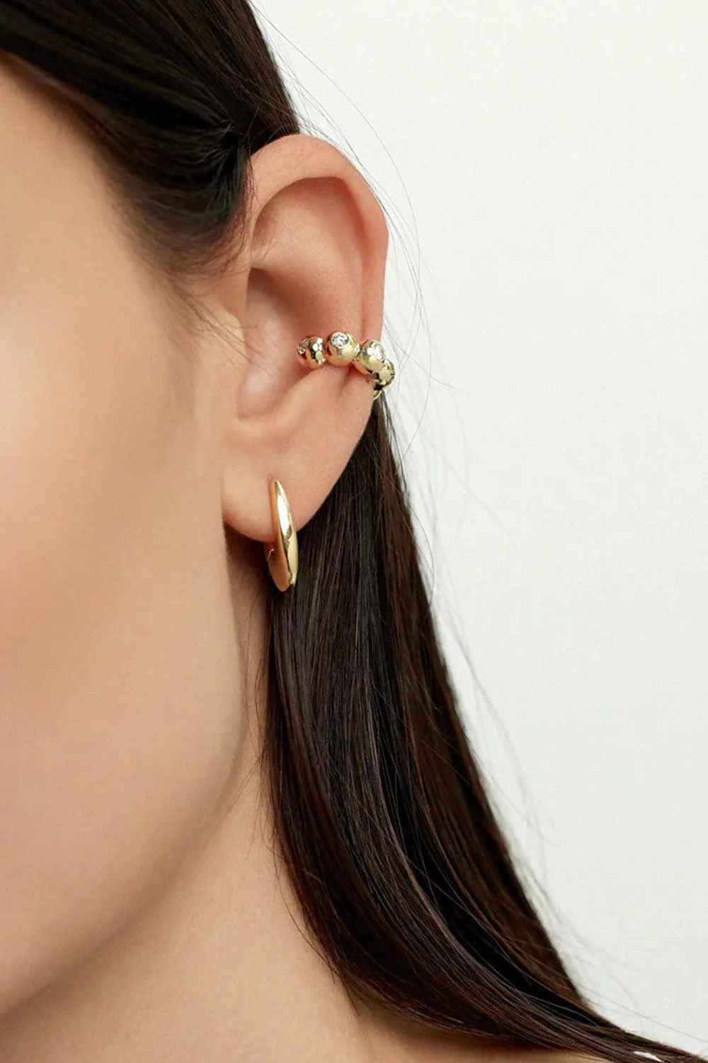 Small Lulu Hoop Earrings - Image 2