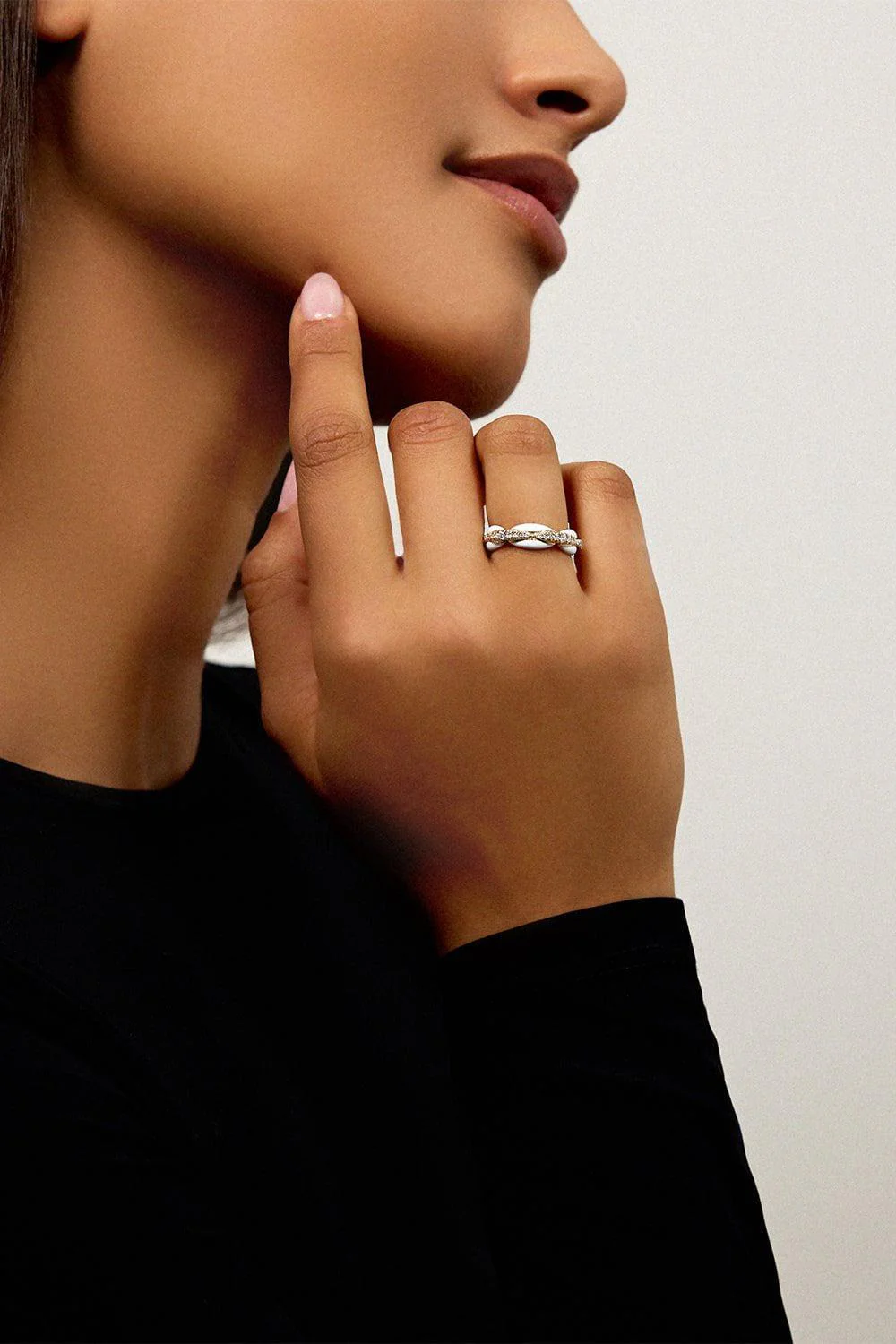 White Ada Diamond Ring - Image 2