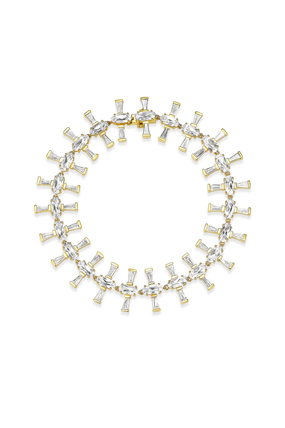Diamond Sapphire Tennis Bracelet