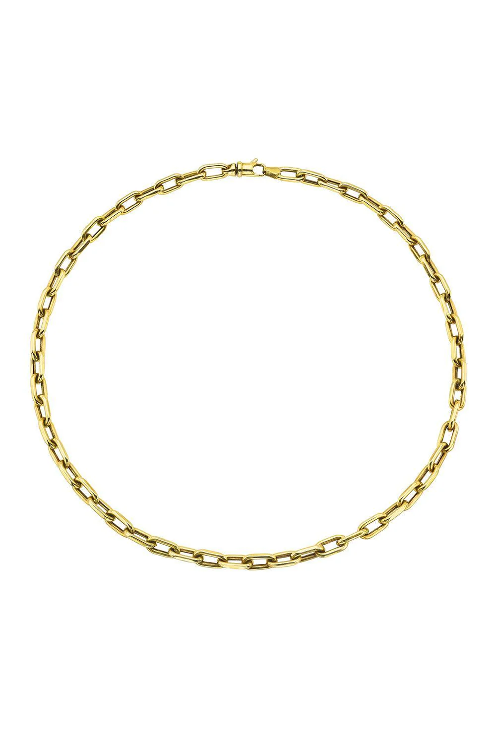 Elongated Chain Link Necklace