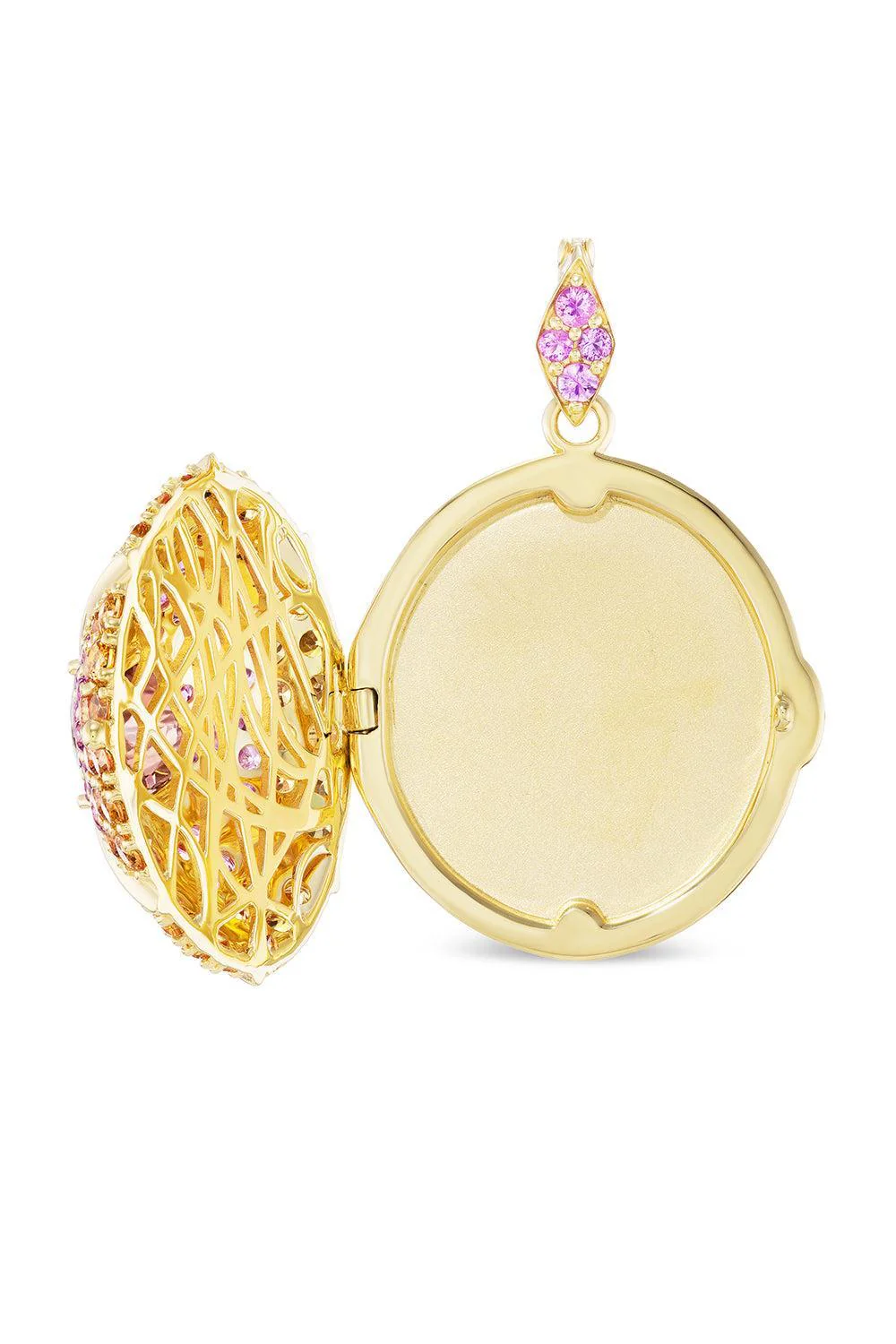 Multi Sapphire Sunset Luxe Chaos Pendant - Image 6