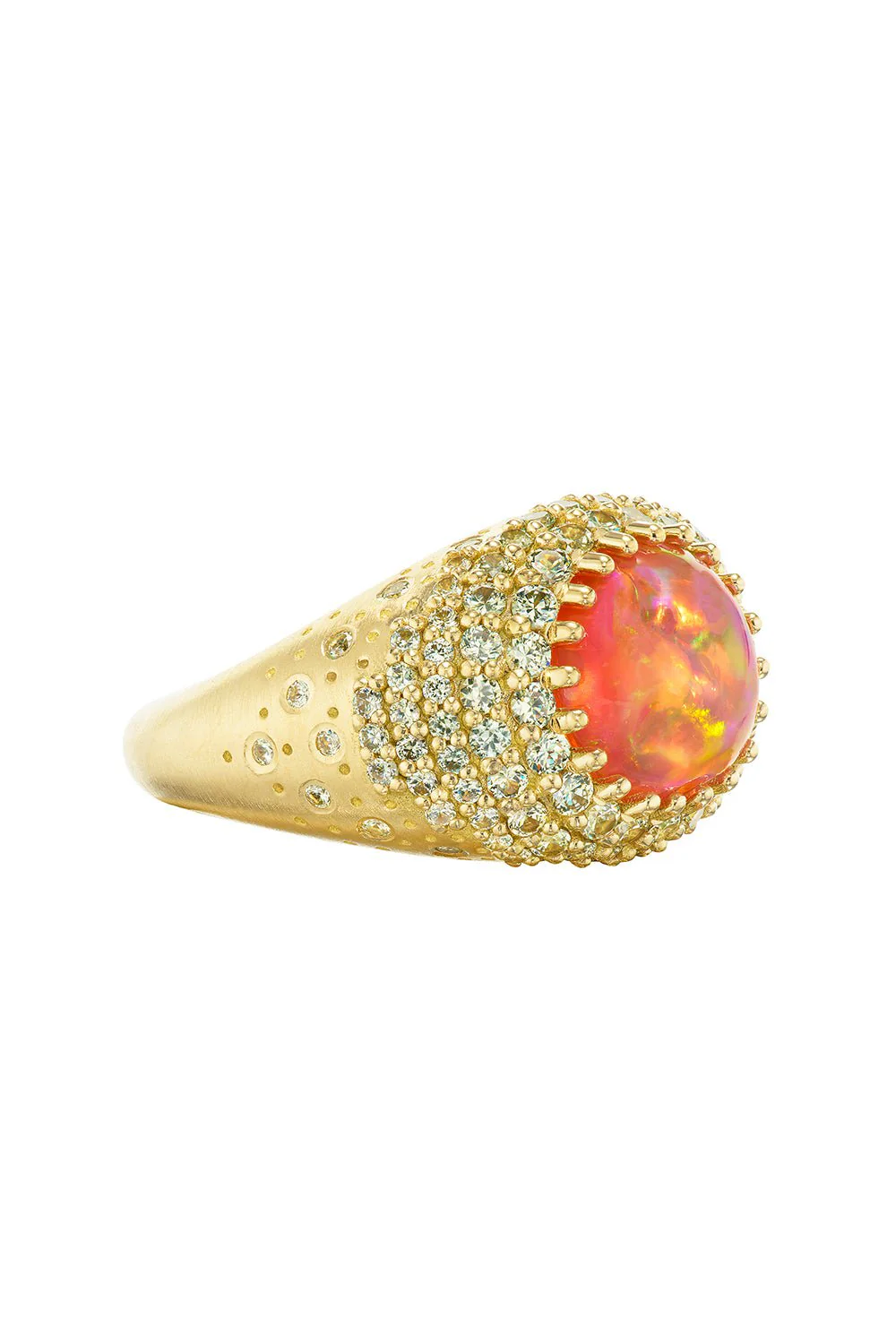 Supernova Fire Opal Ring - Image 3