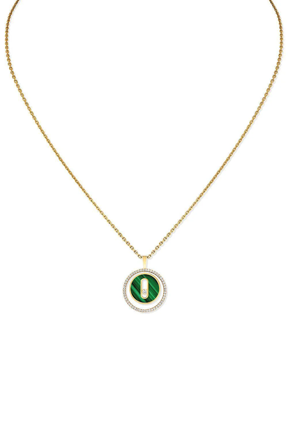 Lucky Move SM Malachite Necklace