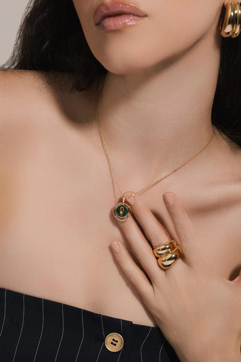 Lucky Move SM Malachite Necklace - Image 4