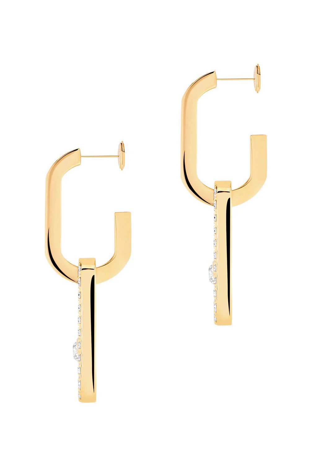 Move Link Diamond Earrings - Image 3