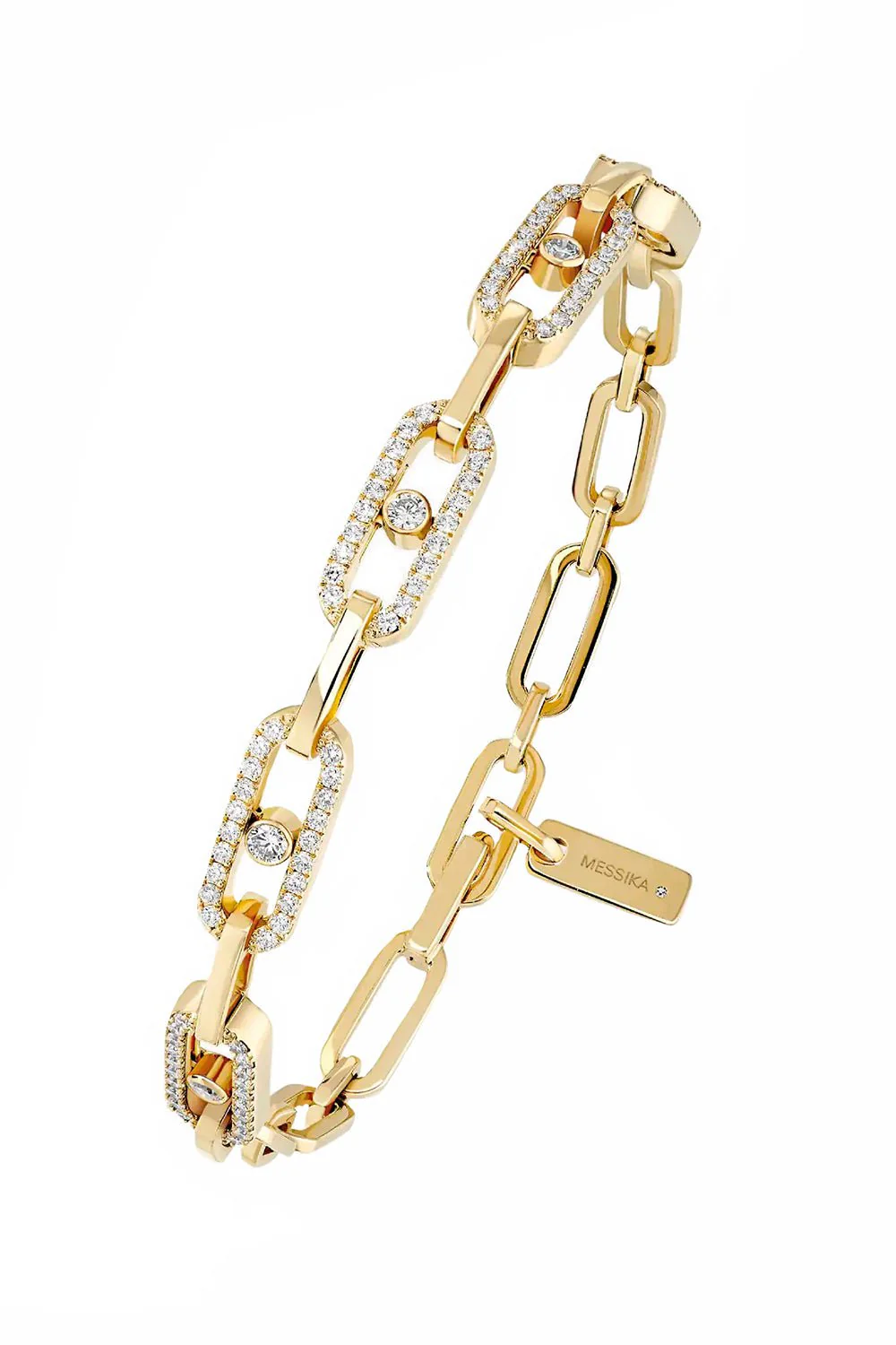 Move Link Multi Diamond Bracelet - Image 7
