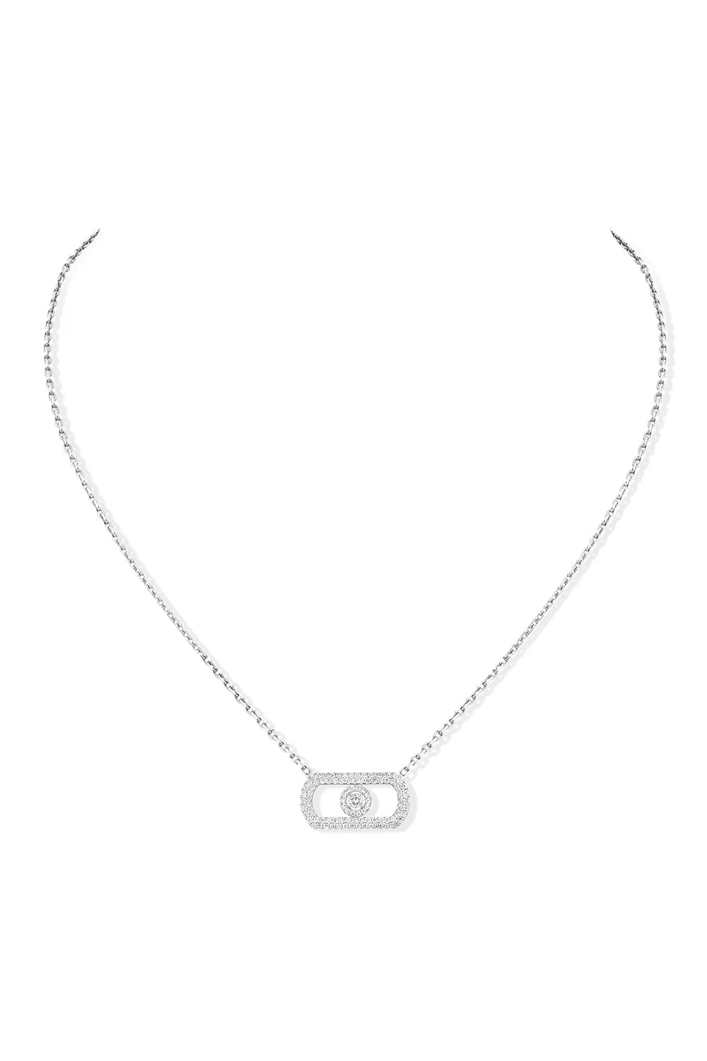So Move Pave Diamond Necklace