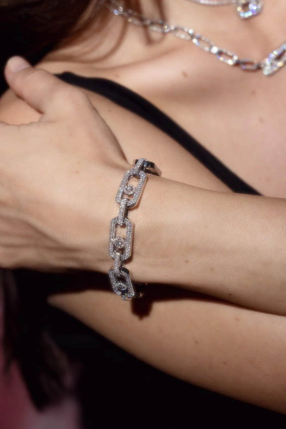 So Move XL Pave Diamond Bracelet - Image 3