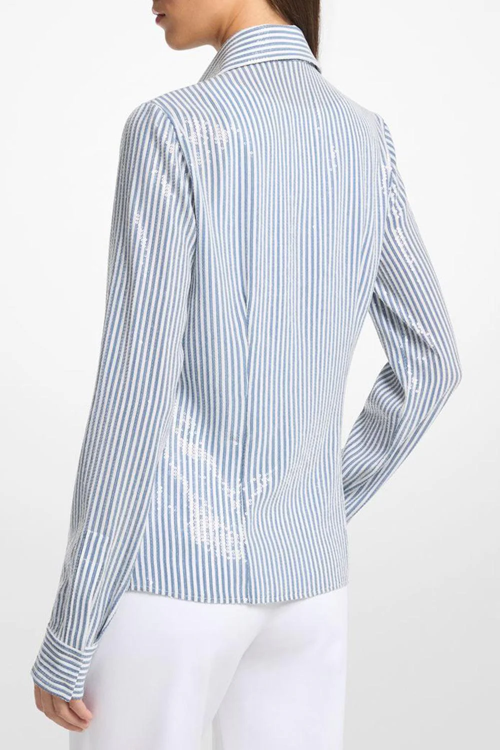 Embellished Hansen Shirt - Steel Optic White - Image 3