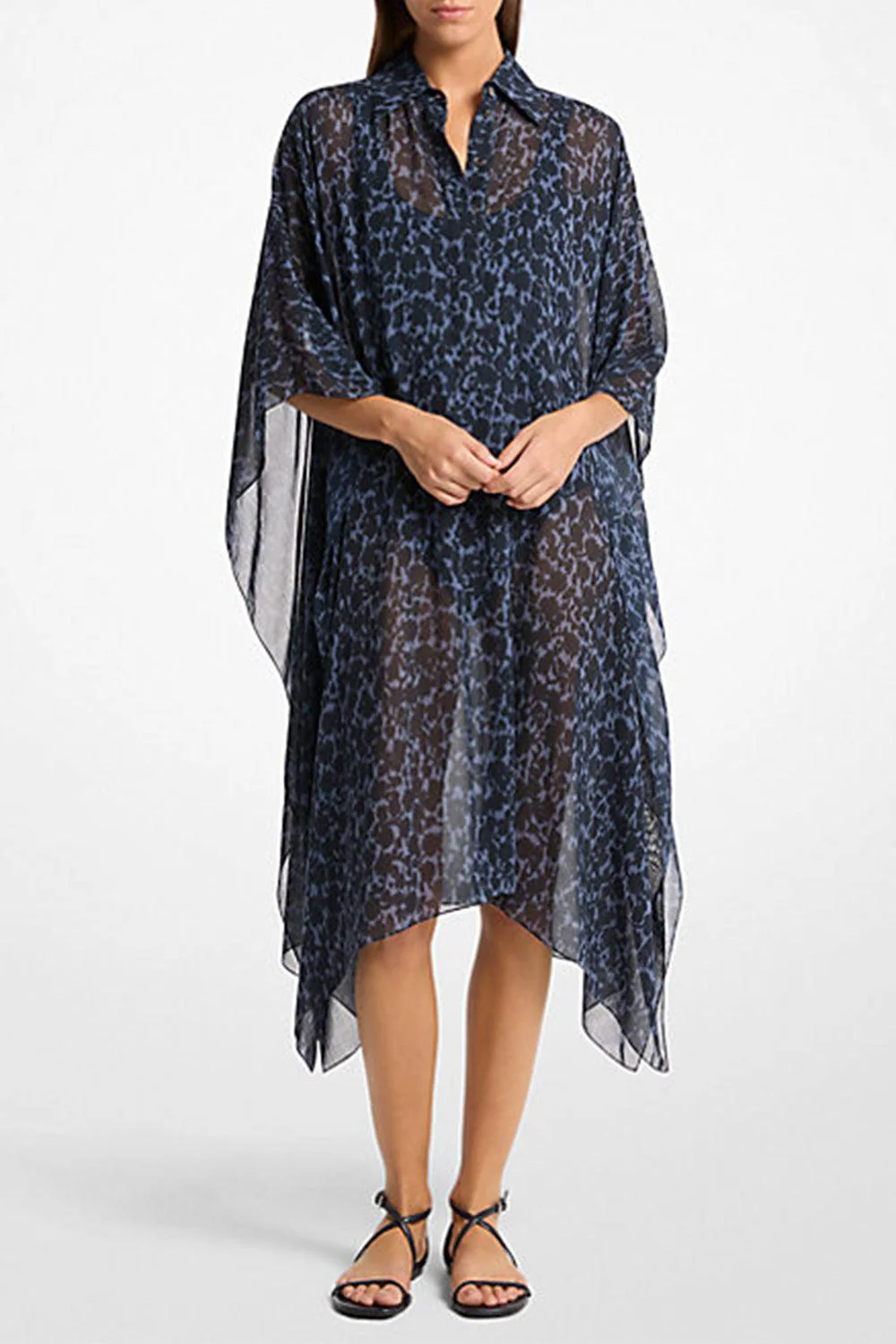 Floral Shirt Caftan - Image 2