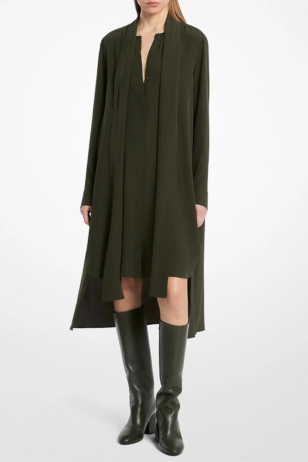 High-Low Shirt Dress - Image 2