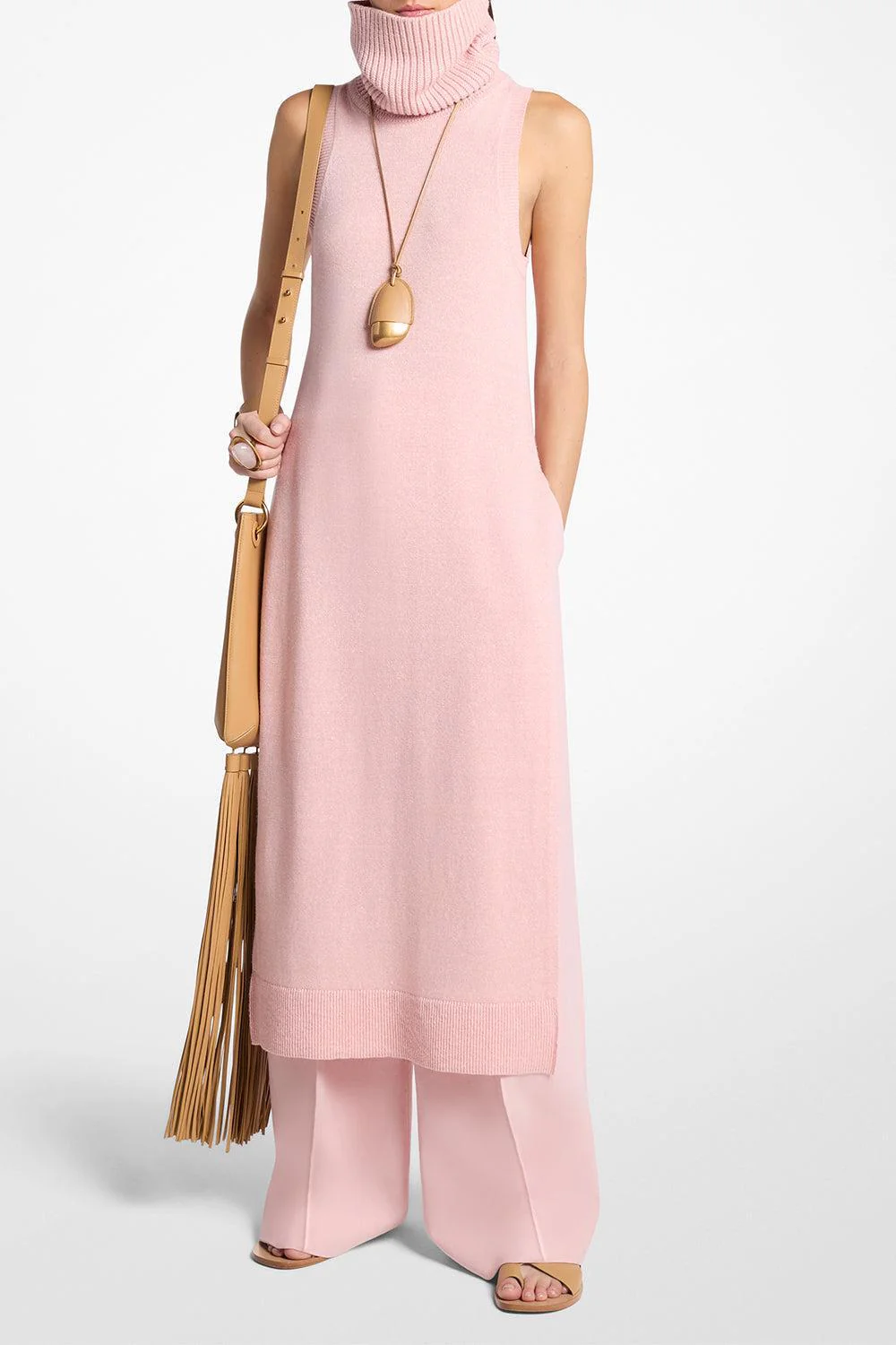 Sleeveless Cowl Neck Tunic - Image 2