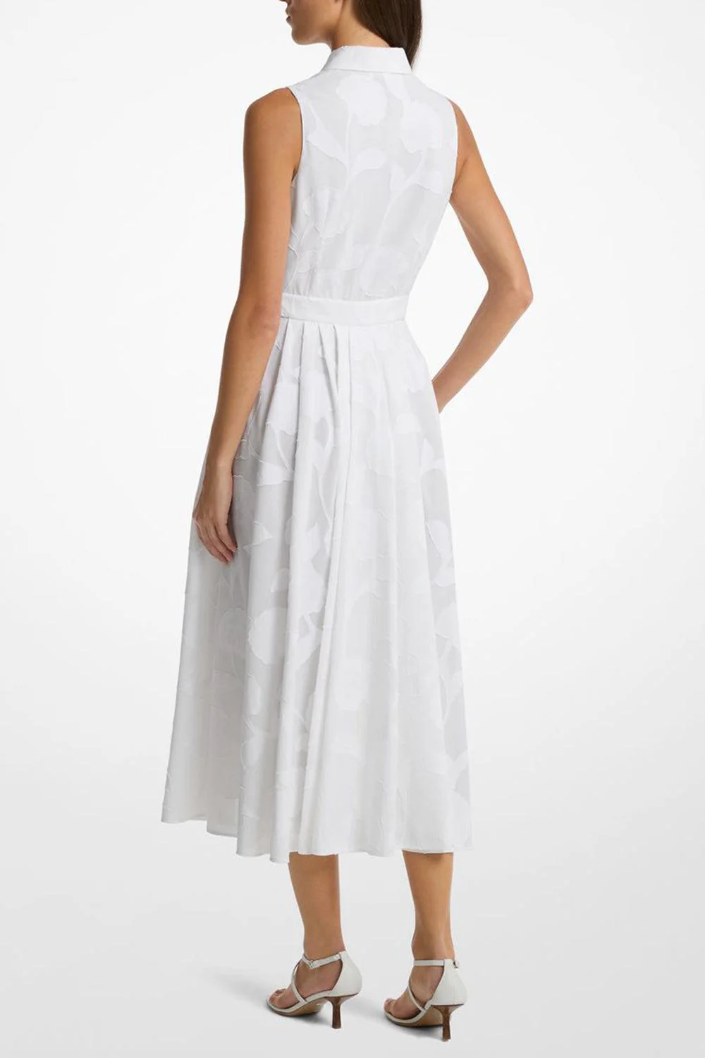Sleeveless Shirt Dress - Image 3