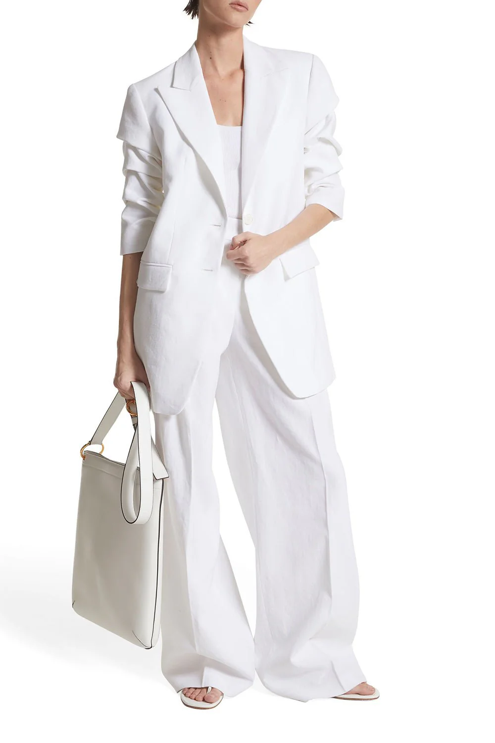 Crushed Sleeve Boyfriend Blazer - Image 3