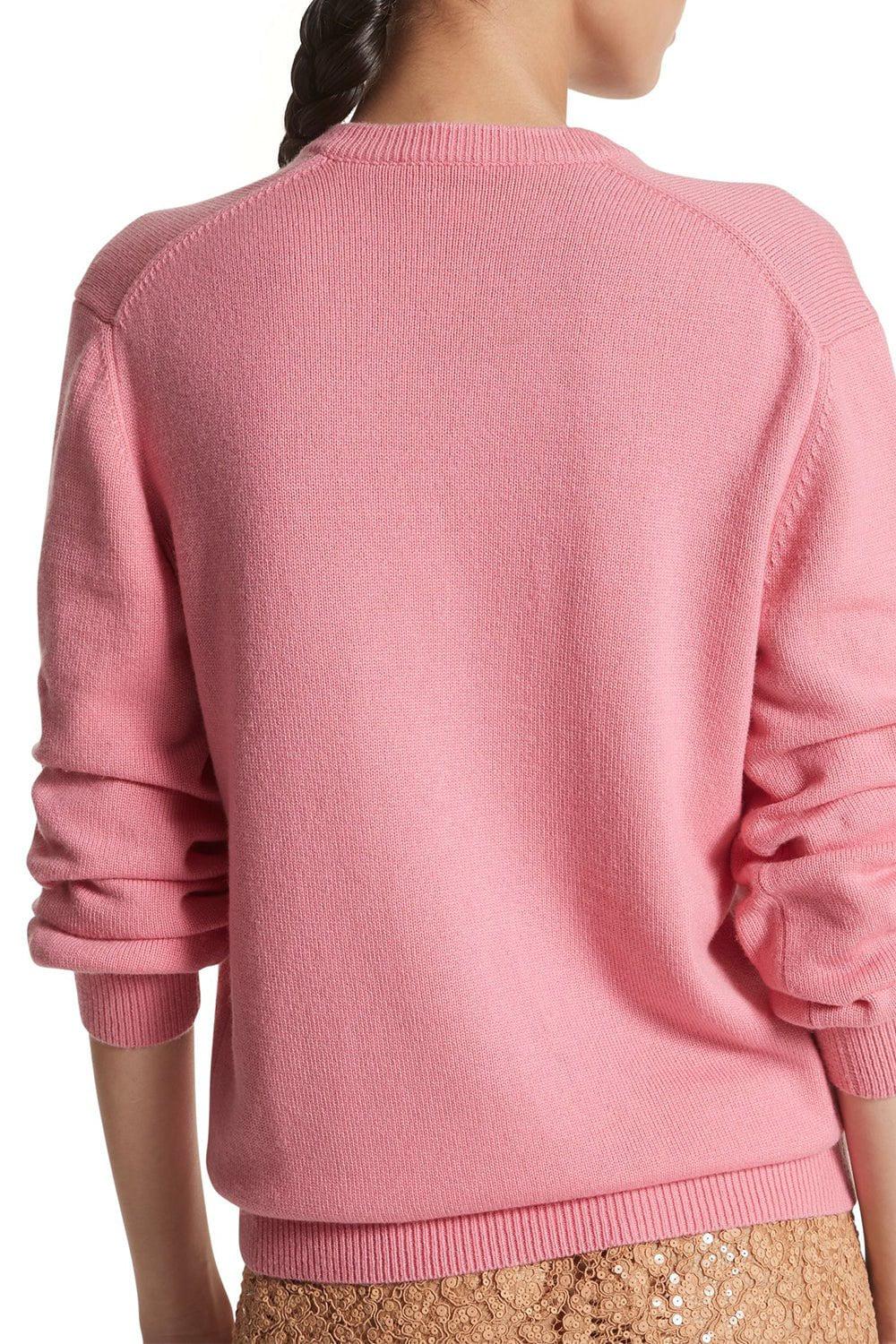 Crushed Sleeve Sweater - Geranium - Image 3