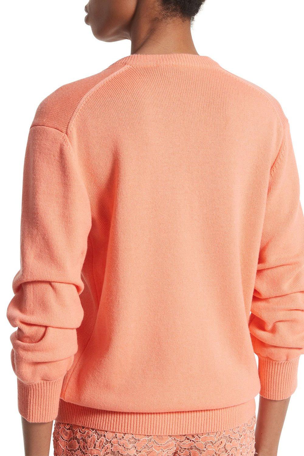 Crushed Sleeve Sweater - Melon - Image 3