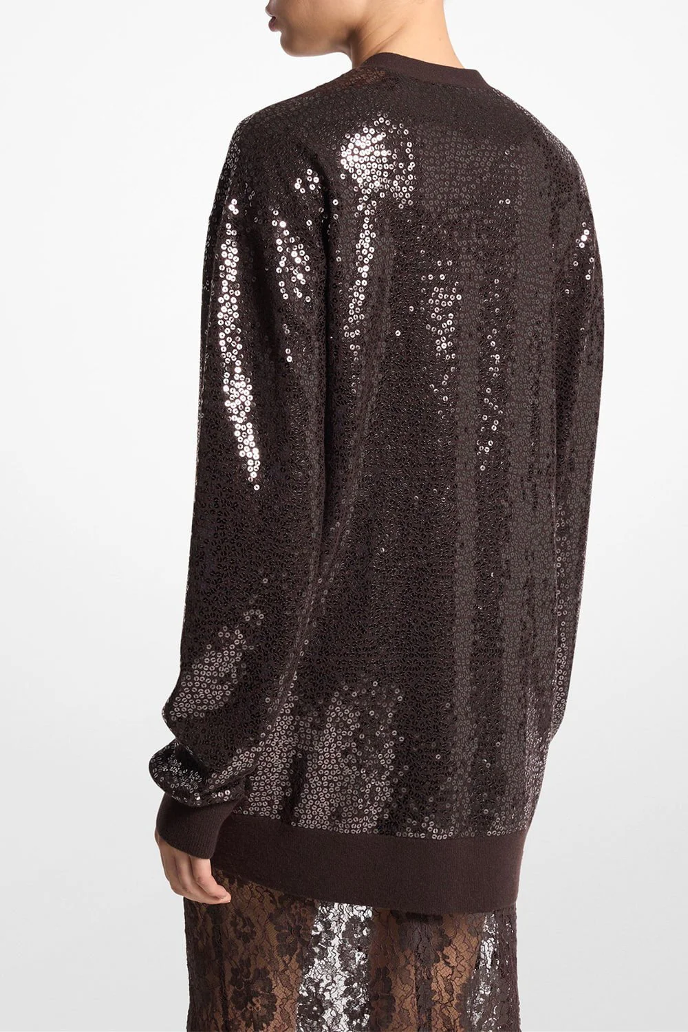 Embellished Oversized Cardigan - Image 3