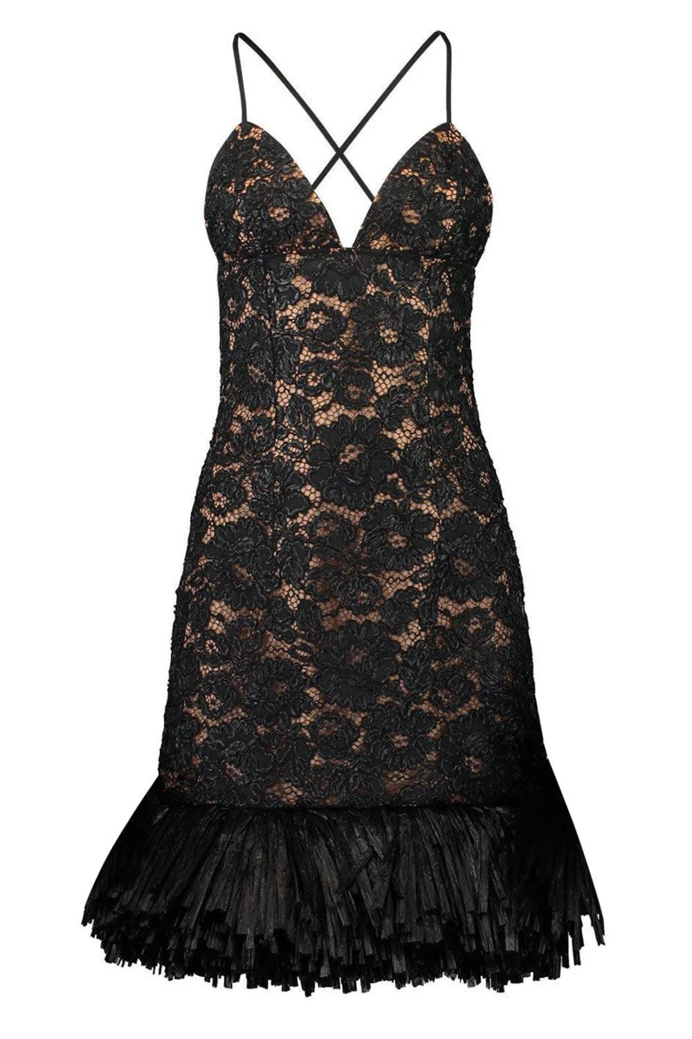 Embroidered Cocktail Shaker Dress