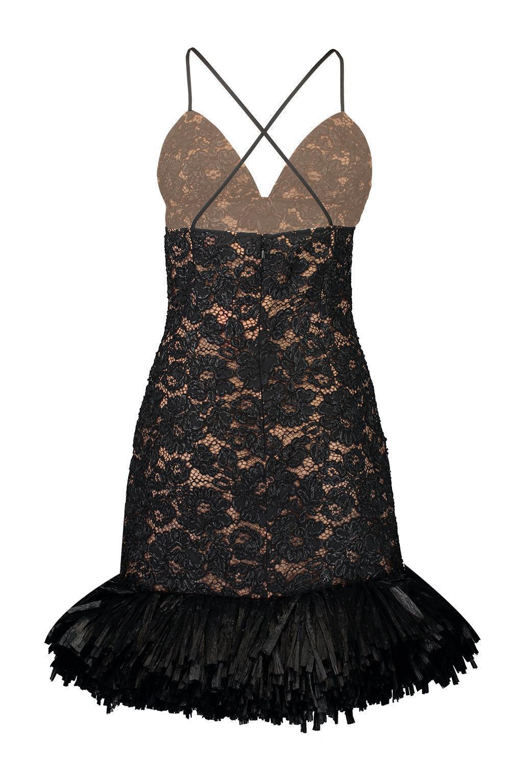 Embroidered Cocktail Shaker Dress - Image 5