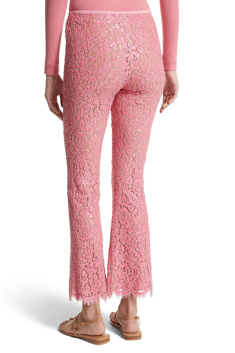Embroidered Cropped Pants - Image 4