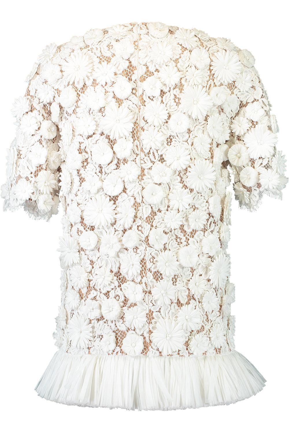 Embroidered Floral Tunic Dress - Image 5