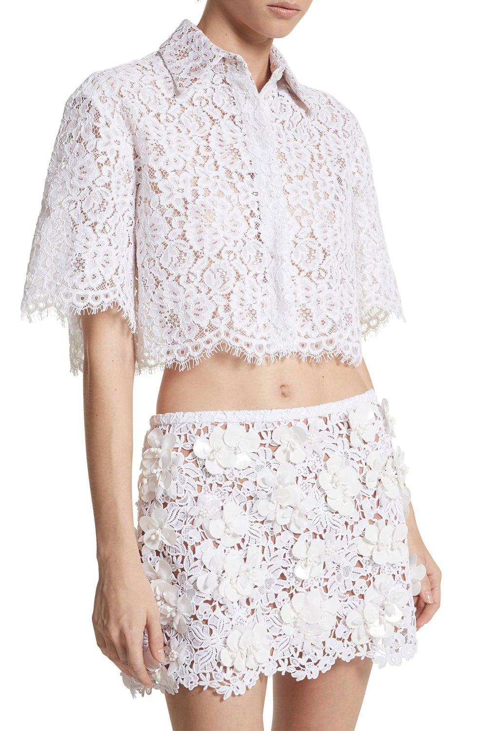 Floral Cropped Shirt - Image 2