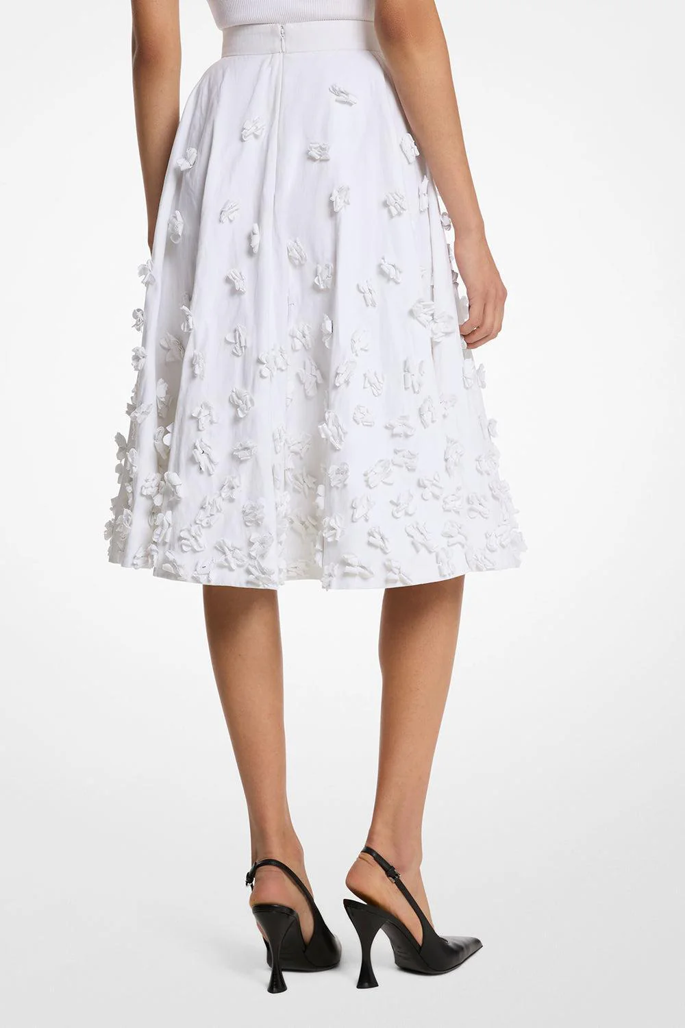 Floral Crushed Circle Skirt - Image 4