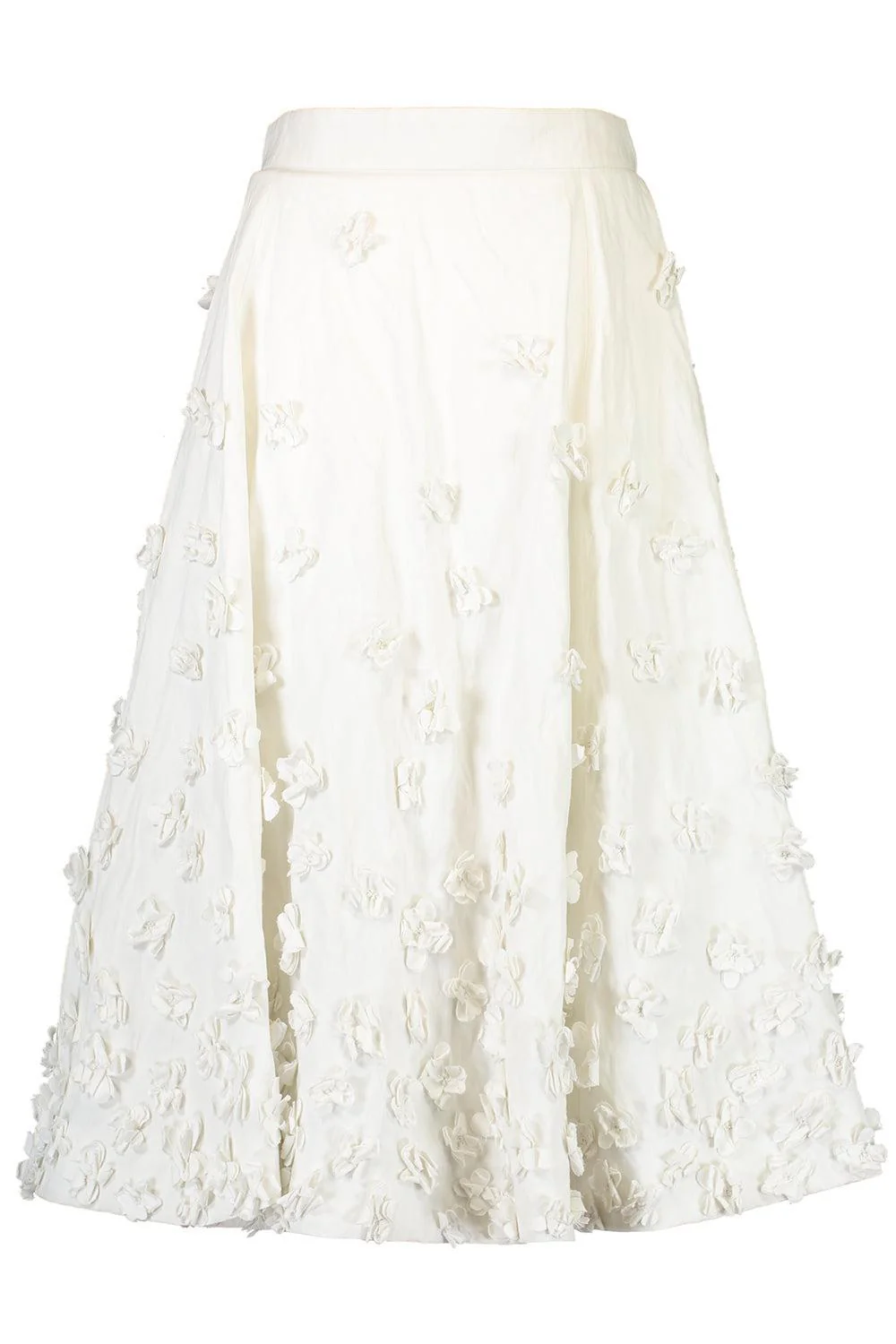 Floral Crushed Circle Skirt - Image 5