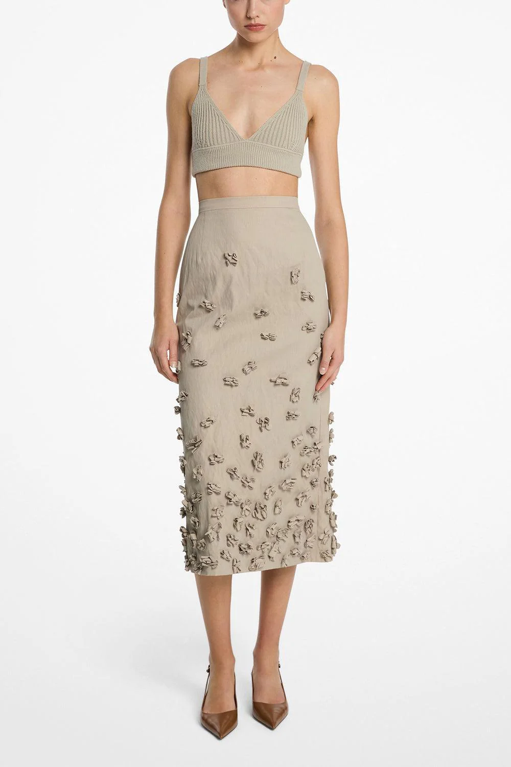 Floral Pencil Skirt - Image 3