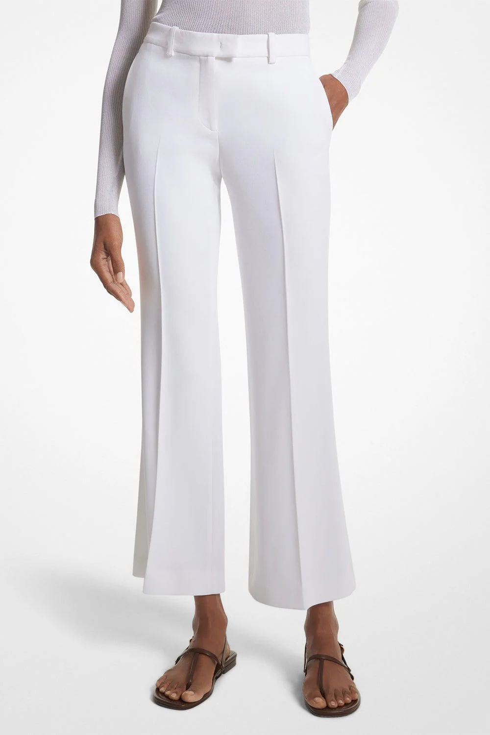 Haylee Trouser - Optic White - Image 2