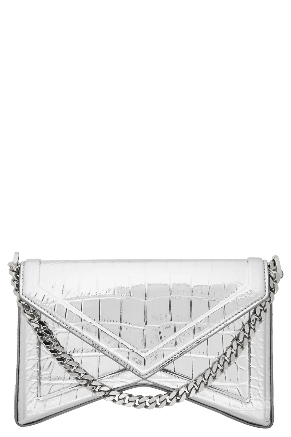 Manhatta Bag - Embossed Silver