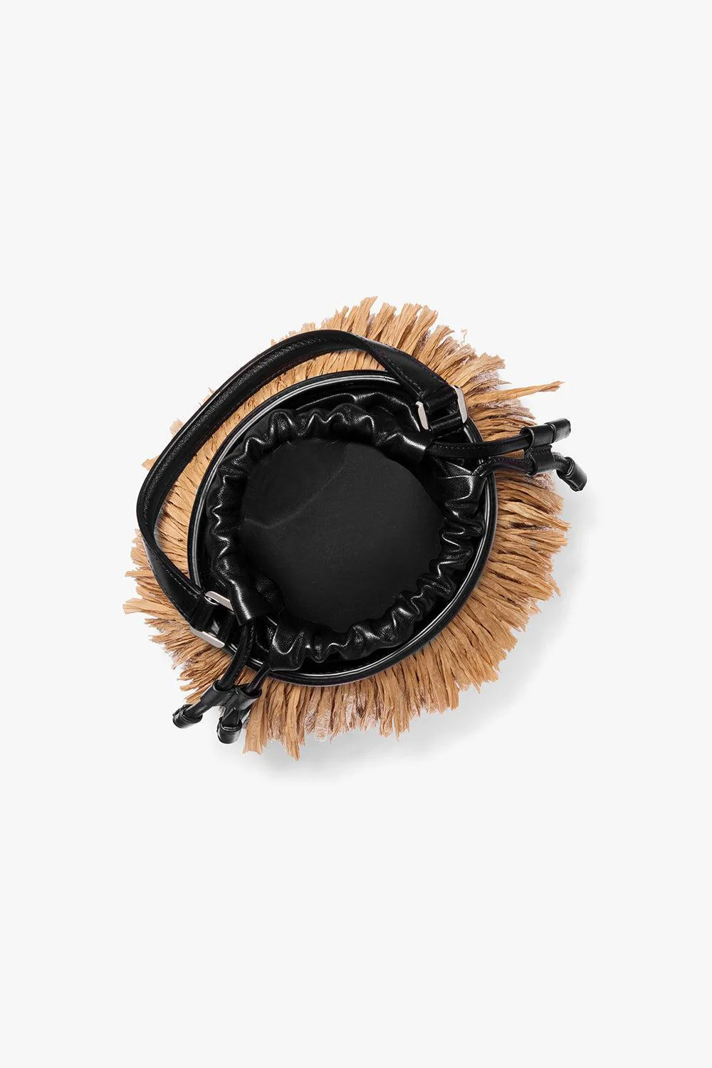 Mini Ischia Bucket Bag - Natural Black - Image 3