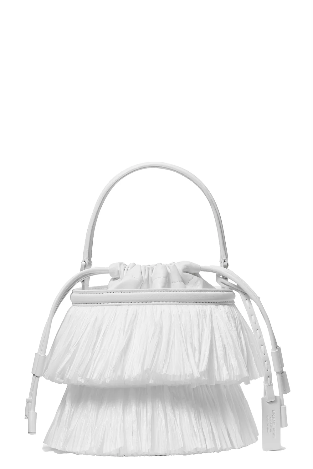 Mini Ischia Bucket Bag - Optic White