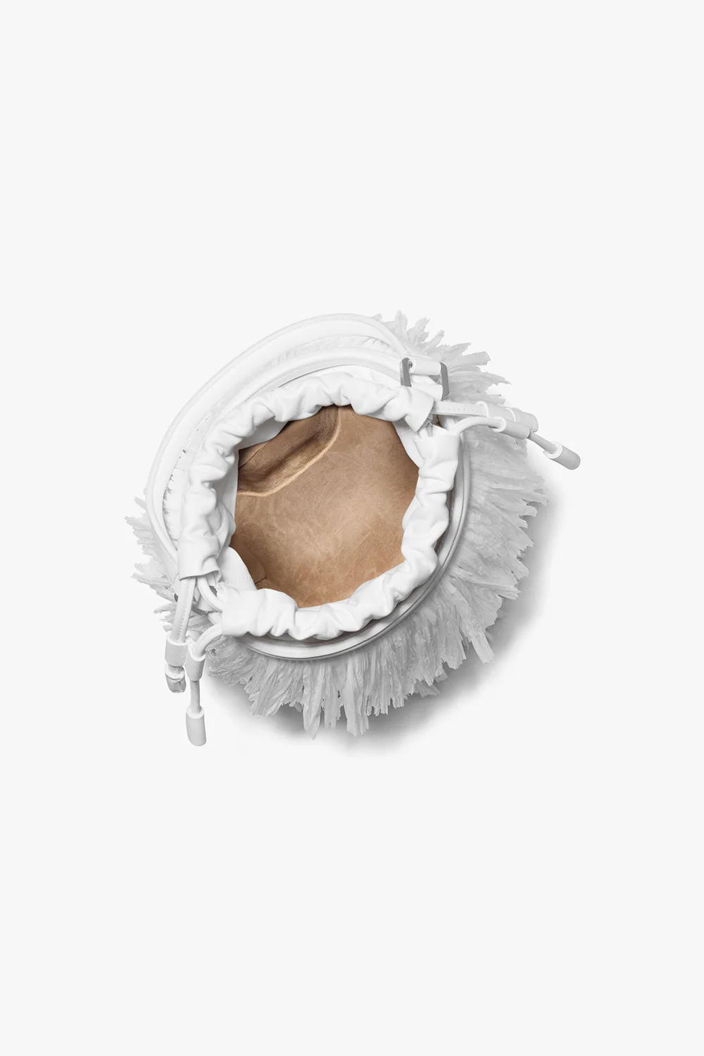 Mini Ischia Bucket Bag - Optic White - Image 3