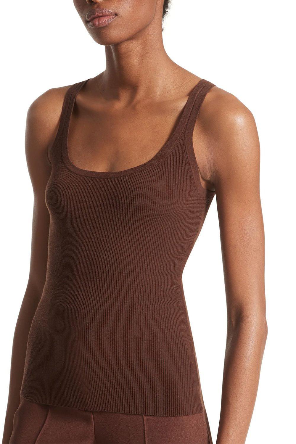 Ribbed Tank Top - Nutmeg - Image 2