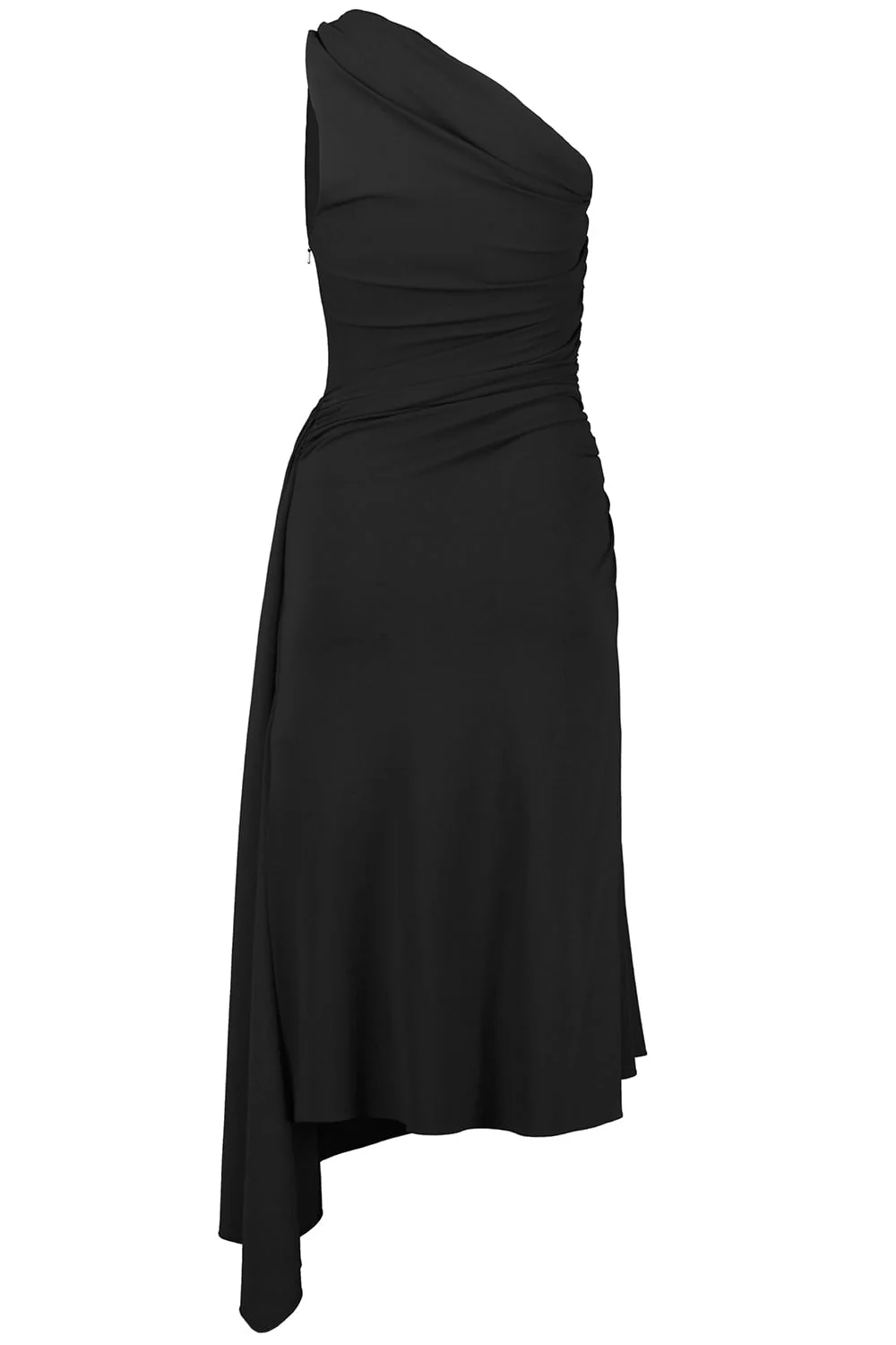 Ruched One Shoulder Dress - Image 4