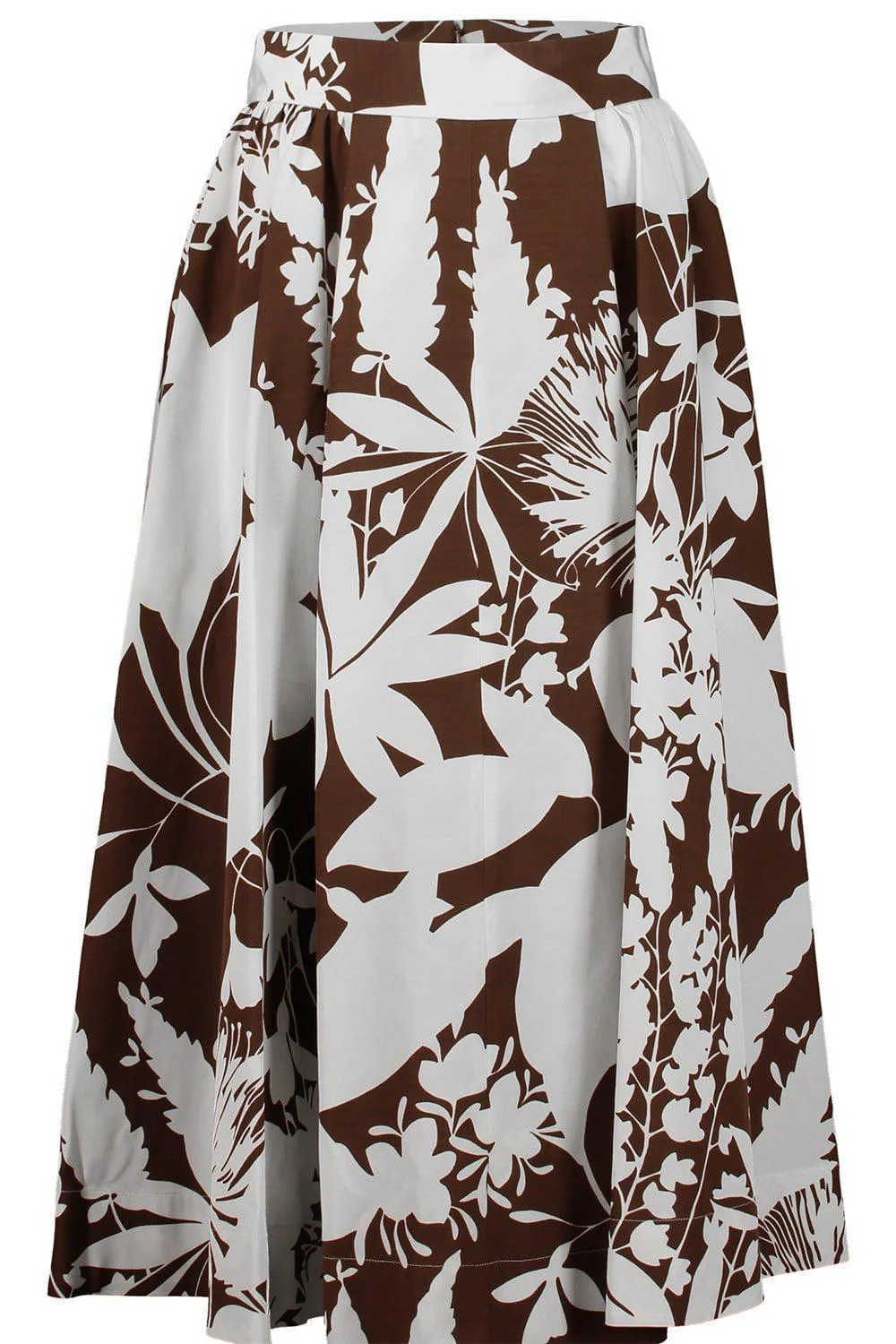 Shadow Floral Midi Skirt - Image 4