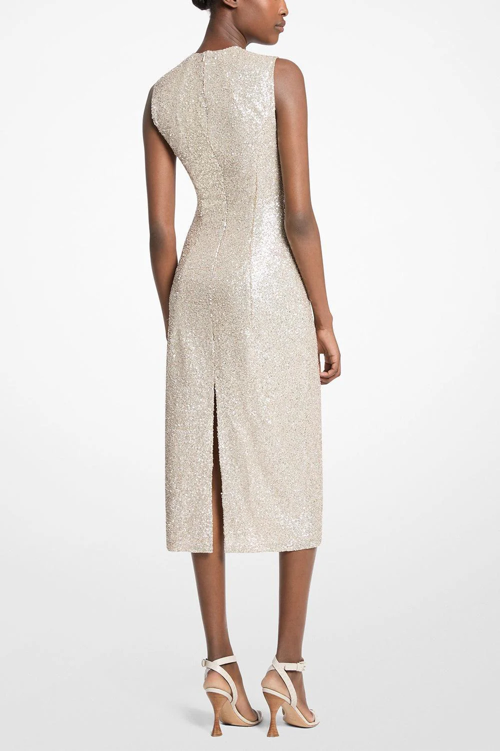 Embroidered Sheath Dress - Image 3