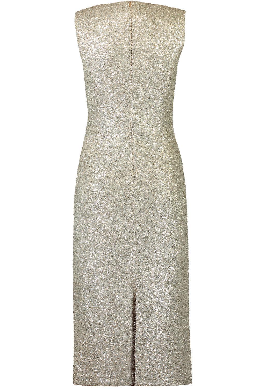 Embroidered Sheath Dress - Image 4