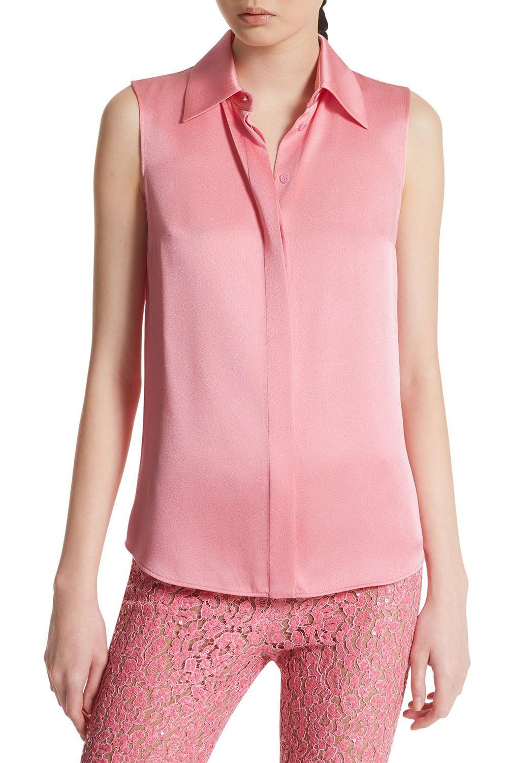 Sleeveless Hansen Shirt - Geranium - Image 2