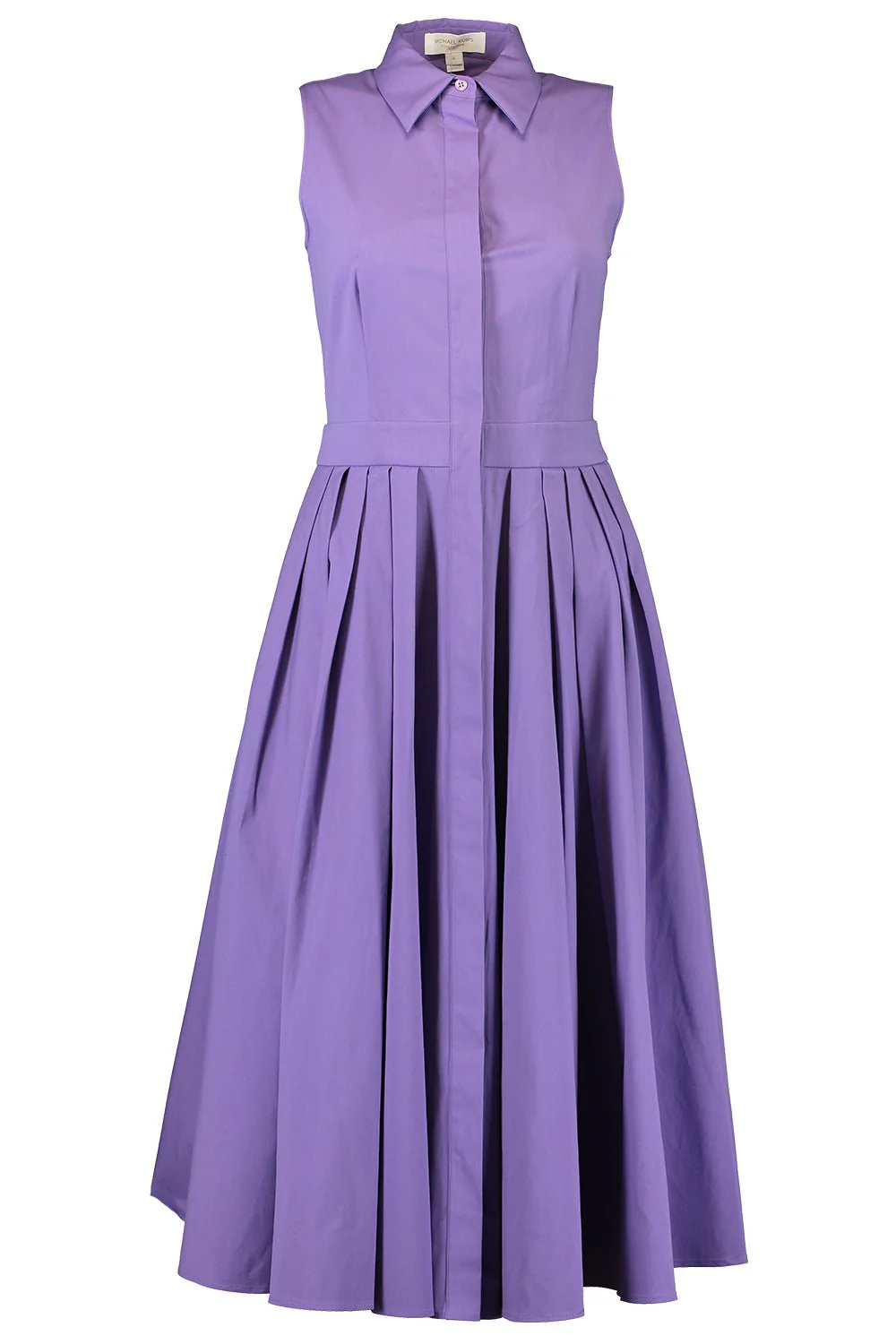 Sleeveless Shirt Dress