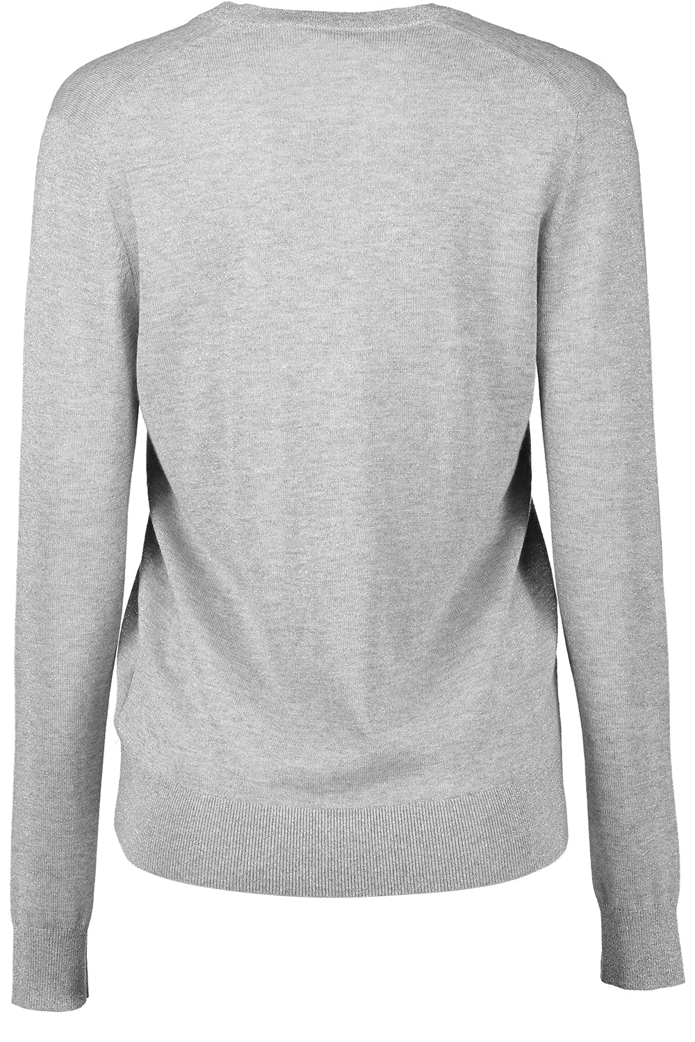 V Neck Sweater - Pearl Silver - Image 4