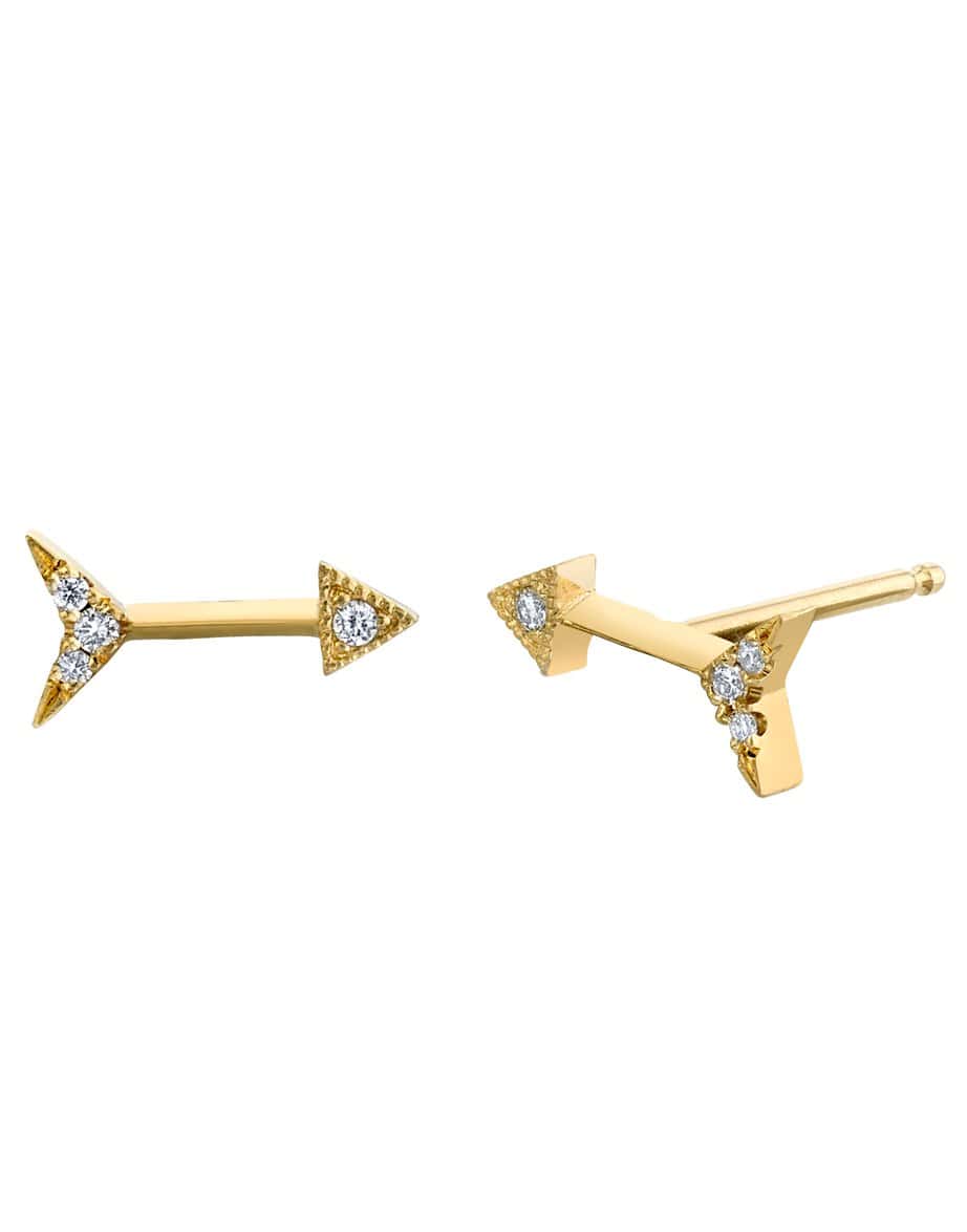 Mini Diamond Arrow Piercing Stud