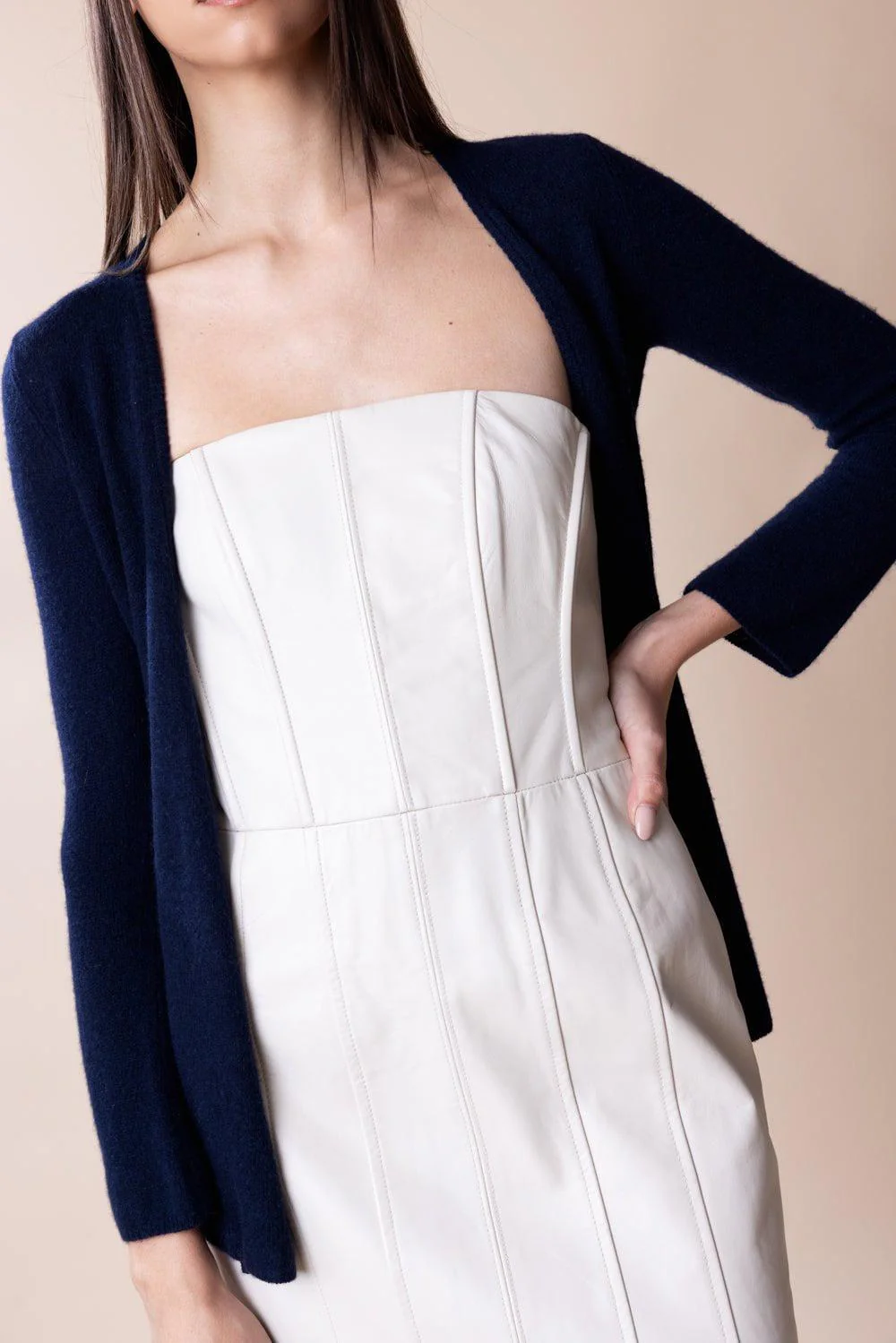Classic Cardigan - Navy - Image 5