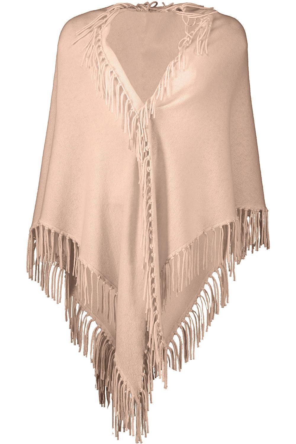 Fringe Shawl - Brown Sugar