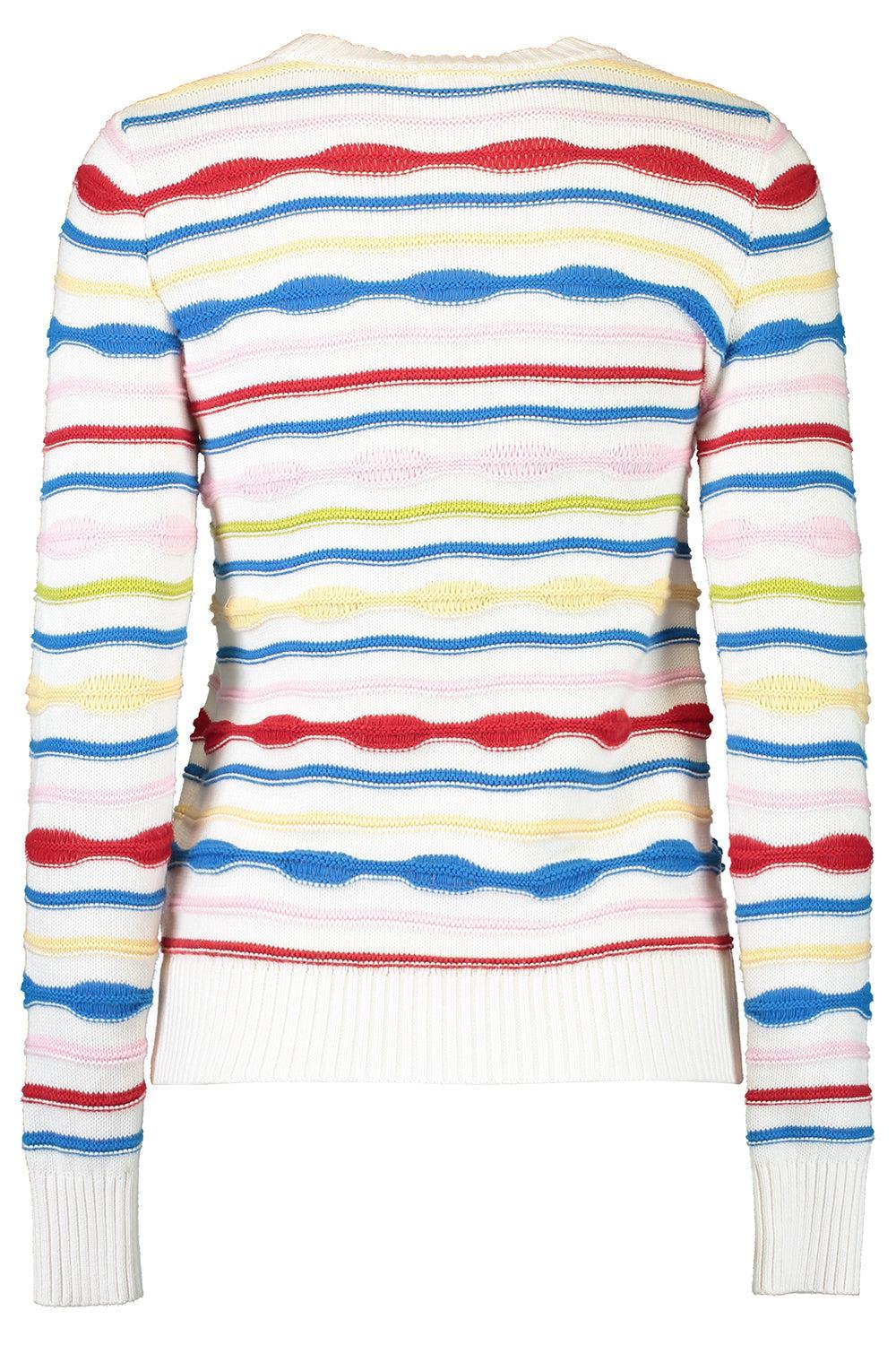 Novelty Stripe Crew Top - Image 2