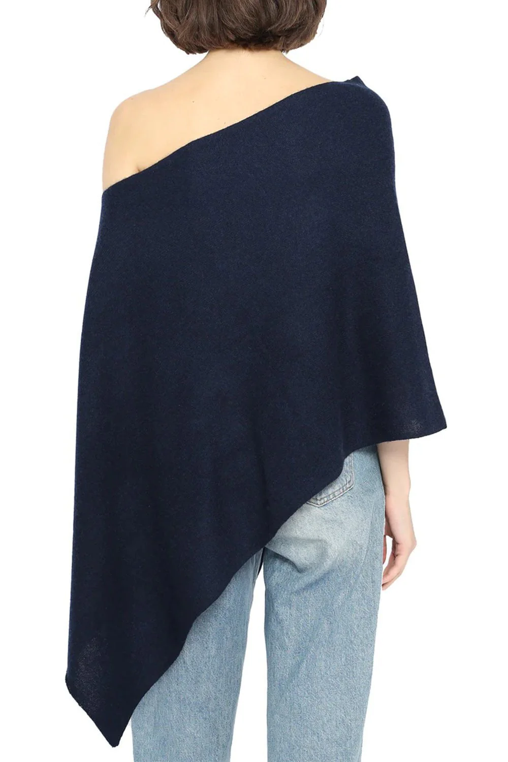 Ruana Poncho - Navy - Image 4